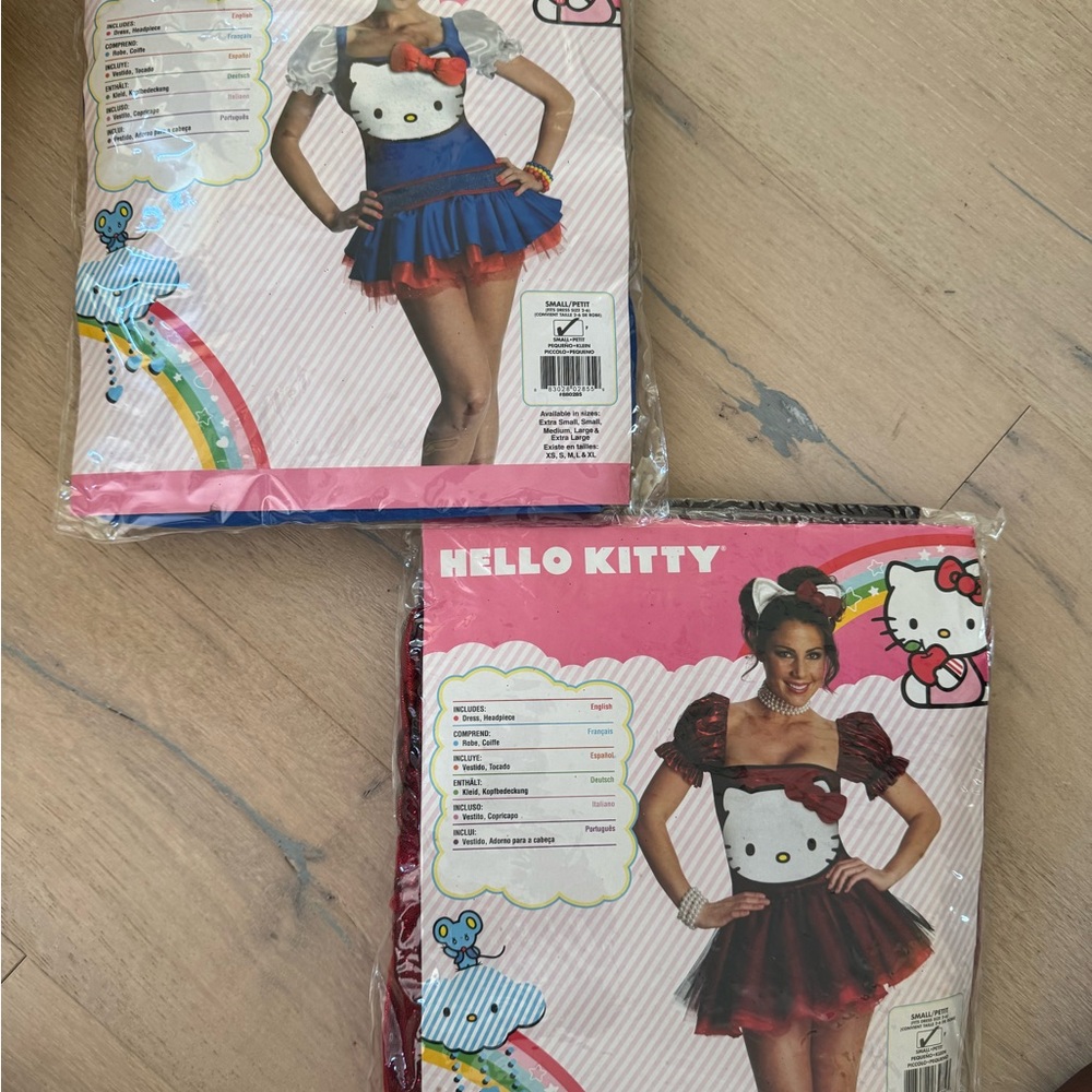 Hello Kitty Blue and Red Costume Set